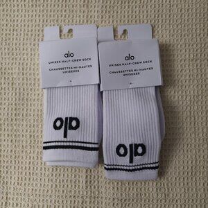 🏐New🏐 ALO Yoga Socks Women's Sports Socks Sweat-wicking Socks 2 Pairs